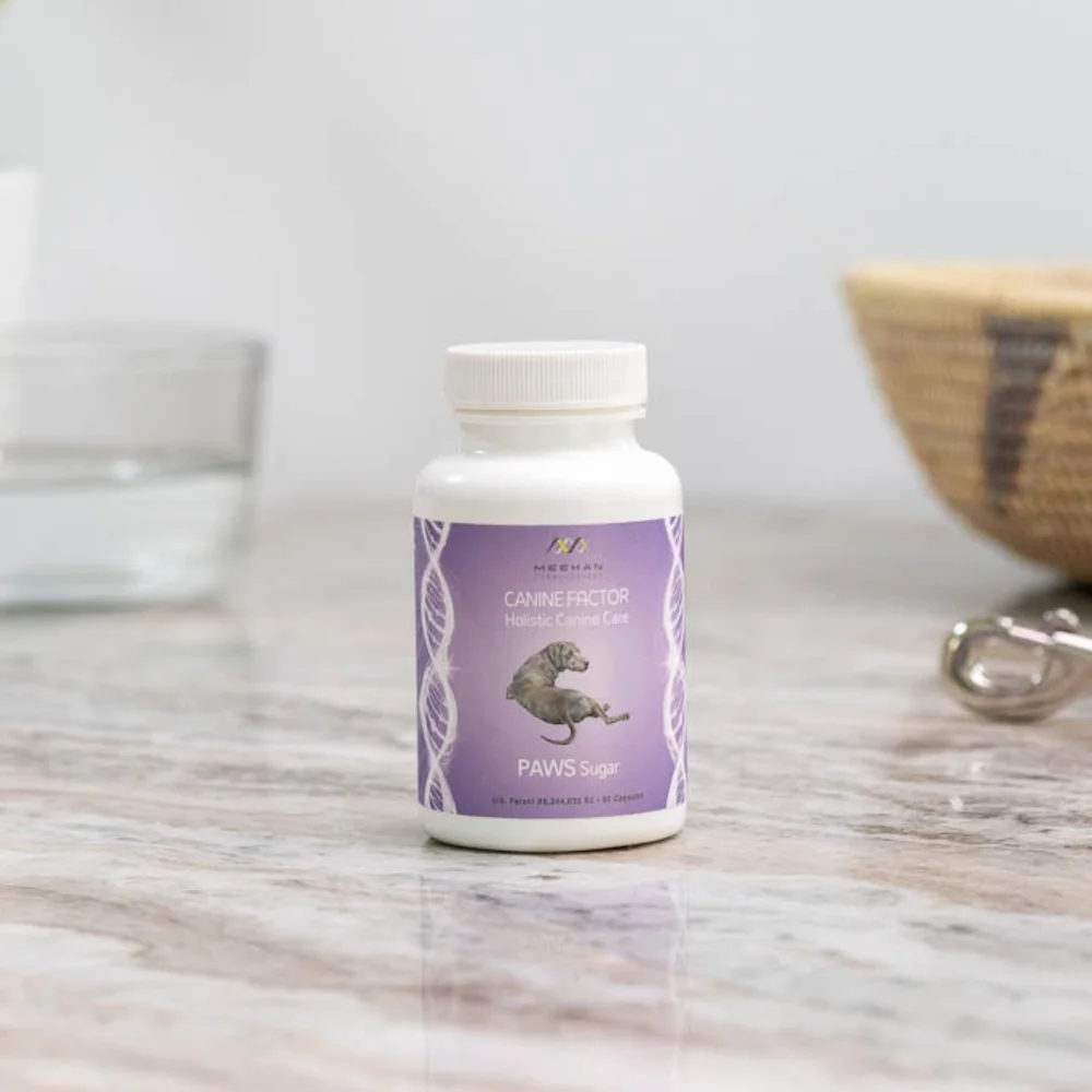 Image showcasing Canine Factor | PAWS Sugar | Diabetes Support Formula for Dogs | Meehan ...